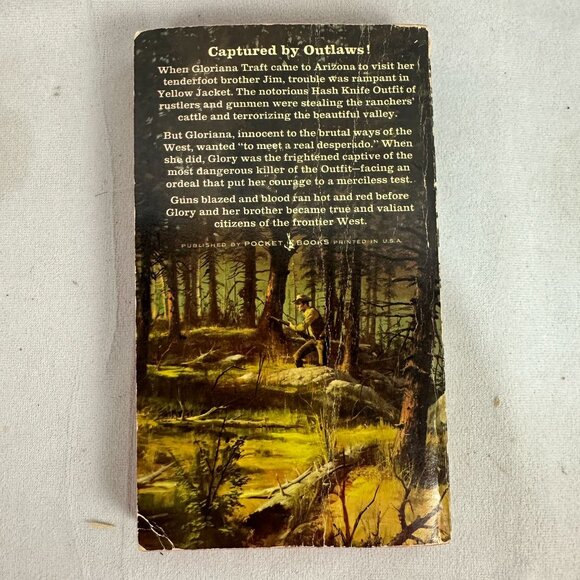 The Hash Knife Outfit Zane Grey Paperback 1975 Pocket Books Wild West Adventure - Picture 2 of 4